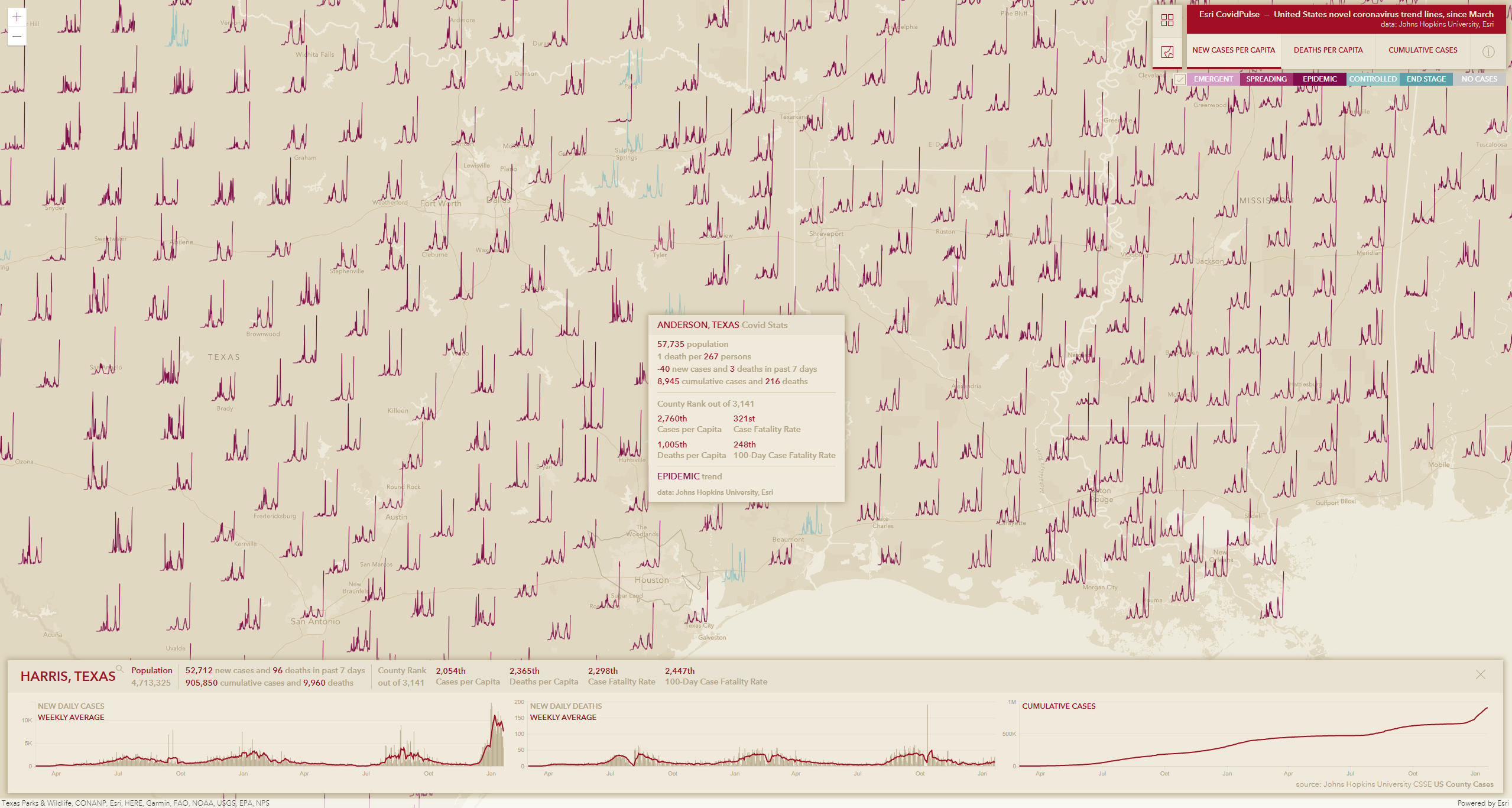 Chart marker – Map UI Patterns